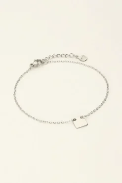 My Jewellery Bracelet Chaîne Médaillon Carré Sale