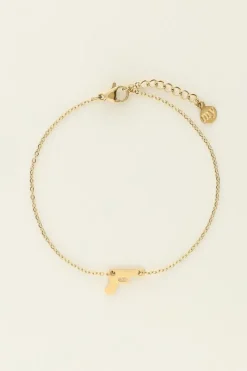 My Jewellery Bracelet Chaîne Pendentif Pistolet Fashion