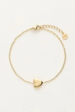 My Jewellery Bracelet Coeur Avec Initiale New