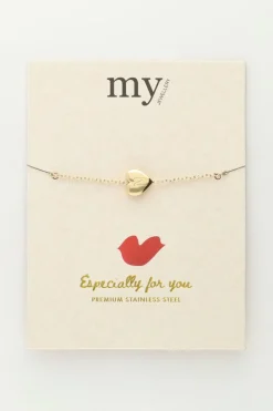 My Jewellery Bracelet Coeur Avec Initiale New