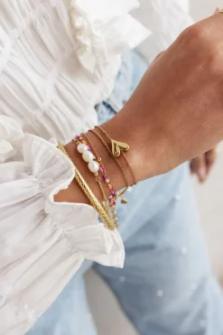 My Jewellery Bracelet Coeurs Et Billes Clearance