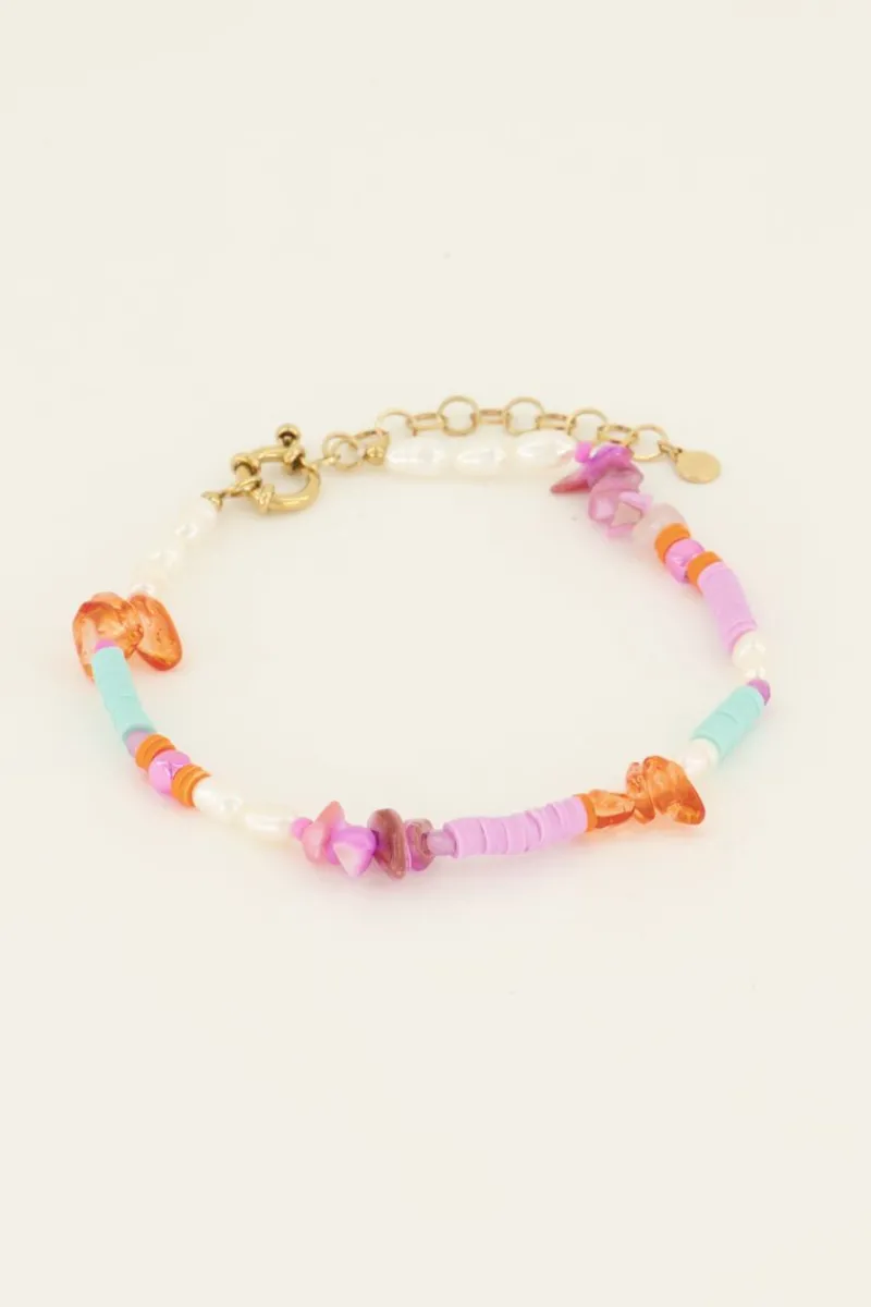 My Jewellery Bracelet De Cheville à Perles Colorées Sunchasers Hot