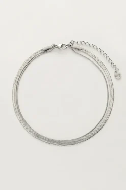 My Jewellery Bracelet De Cheville Minimaliste à Double Lien Outlet