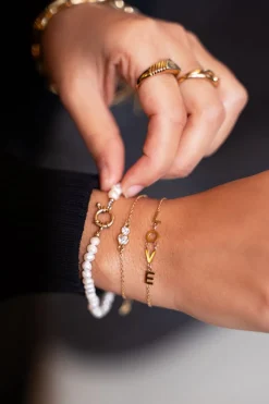My Jewellery Bracelet De Perles Avec Fermoir Bouée Fashion