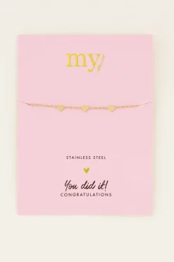 My Jewellery Bracelet Diplôme Trois Cœurs Hot