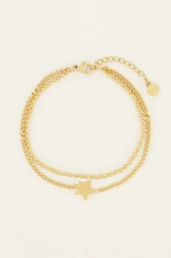My Jewellery Bracelet Double Bold Spirit Avec étoile Discount