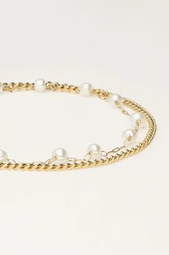 My Jewellery Bracelet Double Minimaliste Avec Des Perles Outlet