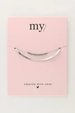 My Jewellery Bracelet Double Minimaliste Avec Carrés New