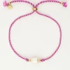 My Jewellery Bracelet En Corde Avec Perles New