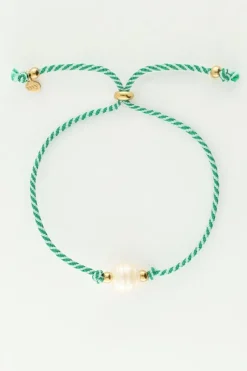 My Jewellery Bracelet En Corde Avec Perles New