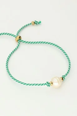 My Jewellery Bracelet En Corde Avec Perles New
