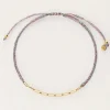 My Jewellery Bracelet En Corde Multicolore Avec Maillons New