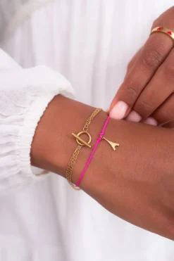 My Jewellery Bracelet En Corde Rose Paris Fashion