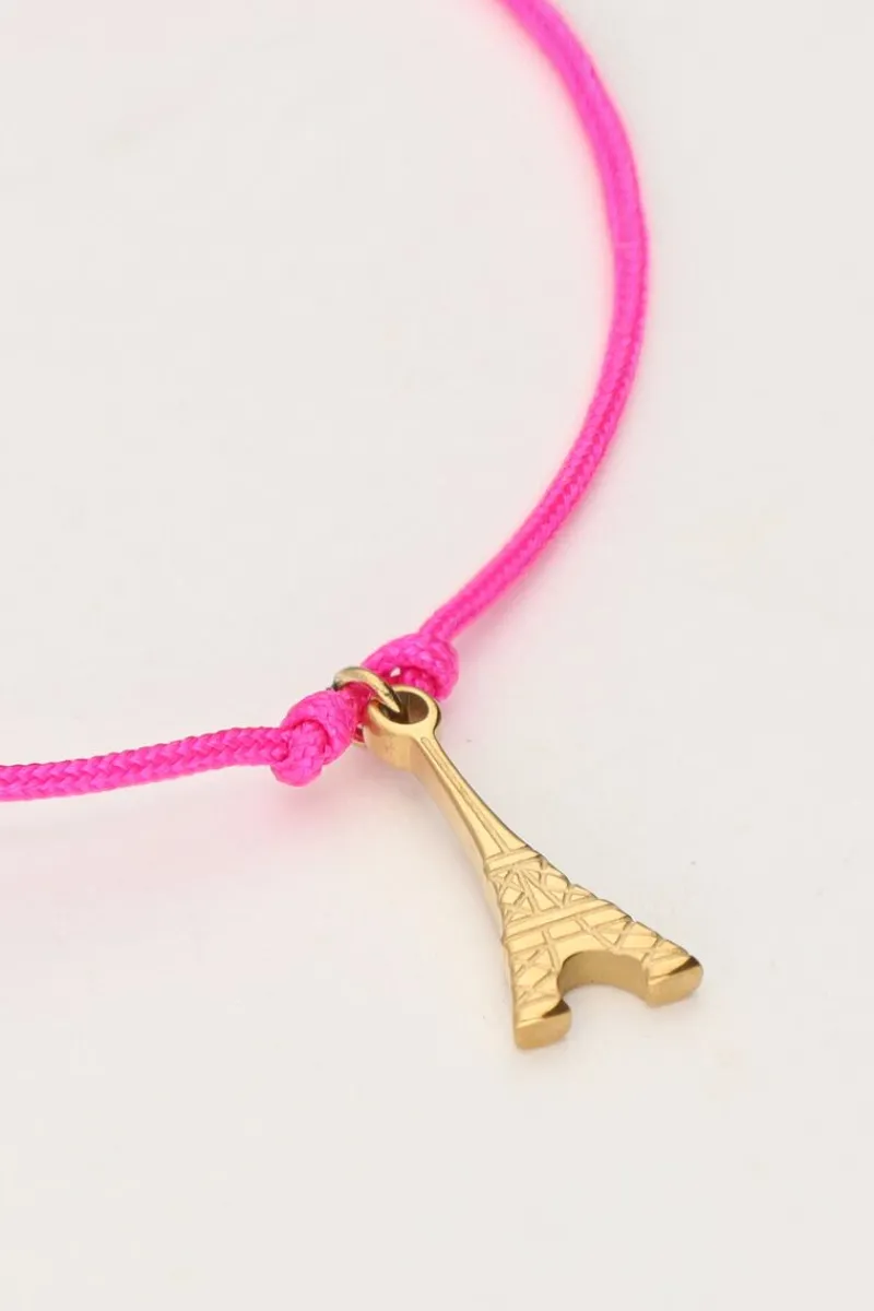 My Jewellery Bracelet En Corde Rose Paris Fashion
