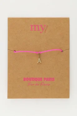 My Jewellery Bracelet En Corde Rose Paris Fashion