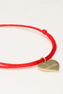 My Jewellery Bracelet En Corde Rouge Berlin Discount