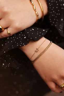 My Jewellery Bracelet Jonc Fin Côtelé Sale