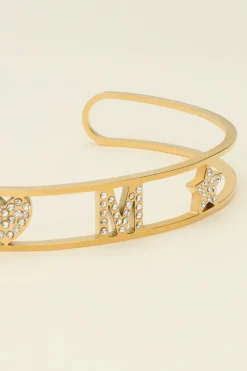 My Jewellery Bracelet Jonc Ouvert à Initiale Online