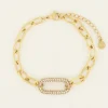 My Jewellery Bracelet Maille à Breloque Strass Discount
