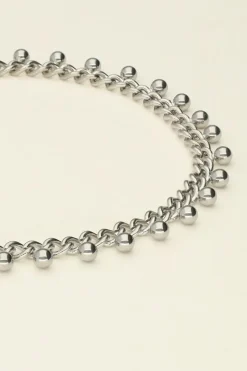 My Jewellery Bracelet Maille Gourmette Avec Billes Outlet