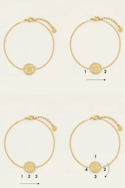 My Jewellery Bracelet Médaillon à Strass Atelier New