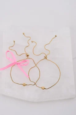 My Jewellery Bracelet Minimaliste Avec Cube Initiale New