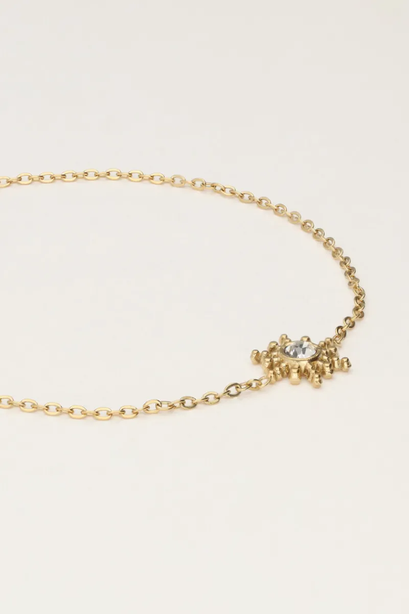 My Jewellery Bracelet Minimaliste Avec Soleil Et Strass Hot