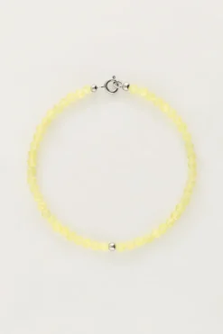 My Jewellery Bracelet Océan Avec Petites Perles Vert Citron New