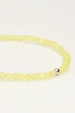My Jewellery Bracelet Océan Avec Petites Perles Vert Citron New