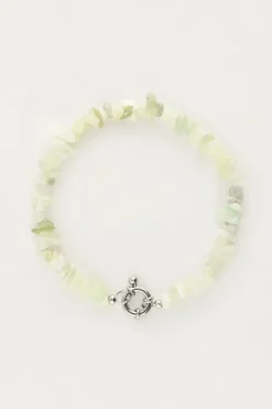My Jewellery Bracelet Océan Avec Pierres Vert Menthe Fashion