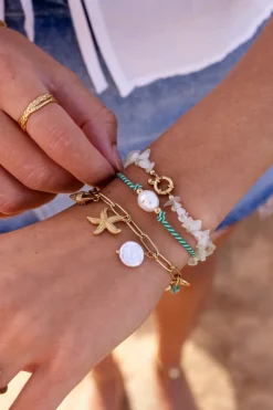 My Jewellery Bracelet Océan Avec Pierres Blanches Clearance