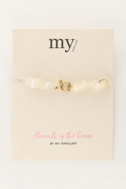 My Jewellery Bracelet Océan Avec Pierres Blanches Clearance