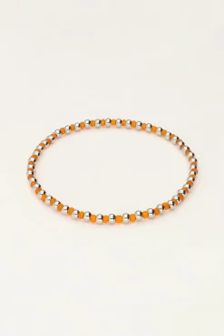 My Jewellery Bracelet Océan élastique Avec Perles Orange Clearance