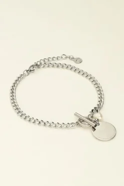 My Jewellery Bracelet Pendentif Perle & Médaillon Clearance