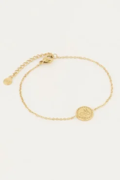 My Jewellery Bracelet Petite Medaille Initiale Clearance