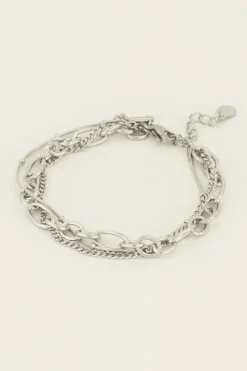 My Jewellery Bracelet 3 rangs Avec Billes Clearance