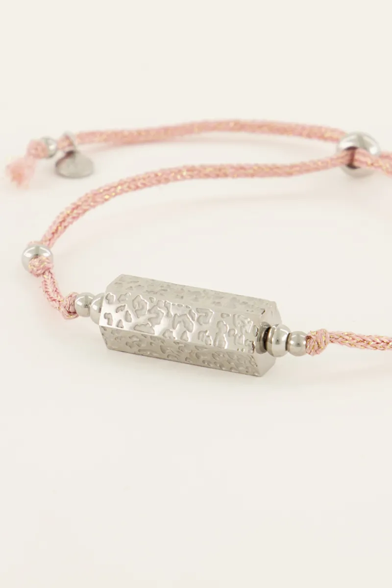 My Jewellery Bracelet Rose Souvenir Avec Charm à Imprimé Léopard New
