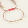 My Jewellery Bracelet Souvenir Tressé Multicolore Avec Perles Hot