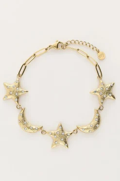 My Jewellery Bracelet Starry Avec Lunes Et étoiles Clearance