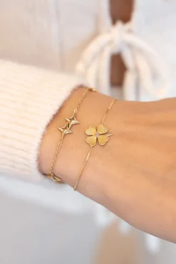 My Jewellery Bracelet Starry Avec Trèfle Et Strass Best