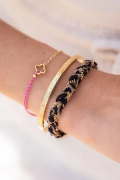 My Jewellery Bracelet Tressé Avec Imprimé Léopard New