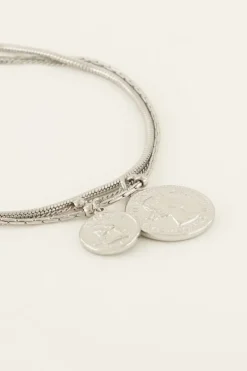 My Jewellery Bracelet Trois Chaînes à Médaillon Clearance