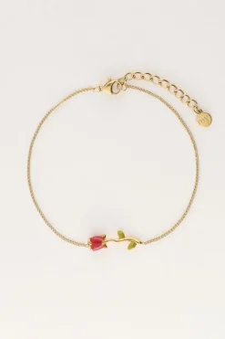My Jewellery Bracelet Vintage Avec Rose Colorée Sale