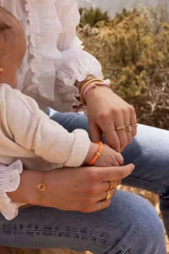 My Jewellery Bracelets Duo Mère-enfant Orange Fashion