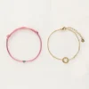 My Jewellery Bracelets Duo Mère-fille Rose Fashion