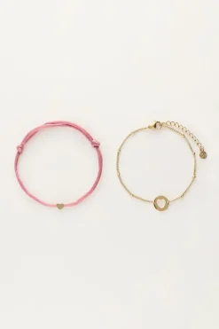 My Jewellery Bracelets Duo Mère-fille Rose Fashion