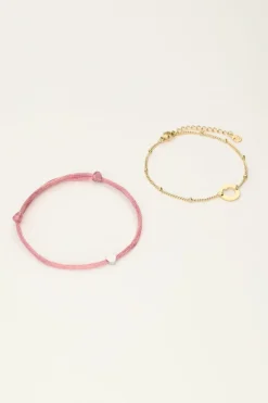 My Jewellery Bracelets Duo Mère-fille Rose Fashion