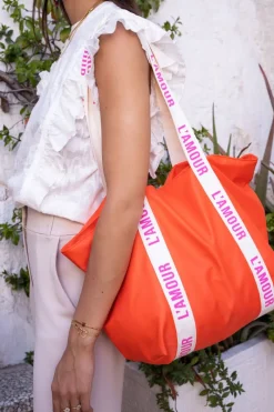 My Jewellery Cabas Orange « L’amour » Blanc/Rose/Orange Sale