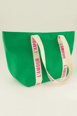 My Jewellery Cabas Vert « L’amour » Blanc/Rose/Vert Hot