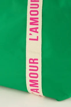 My Jewellery Cabas Vert « L’amour » Blanc/Rose/Vert Hot